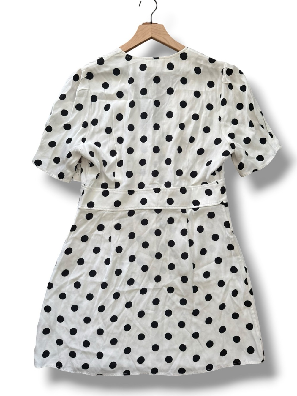 RIXO NWT‎ London Dots Laura Button Down Mini Dress Sz L - Picture 7 of 11